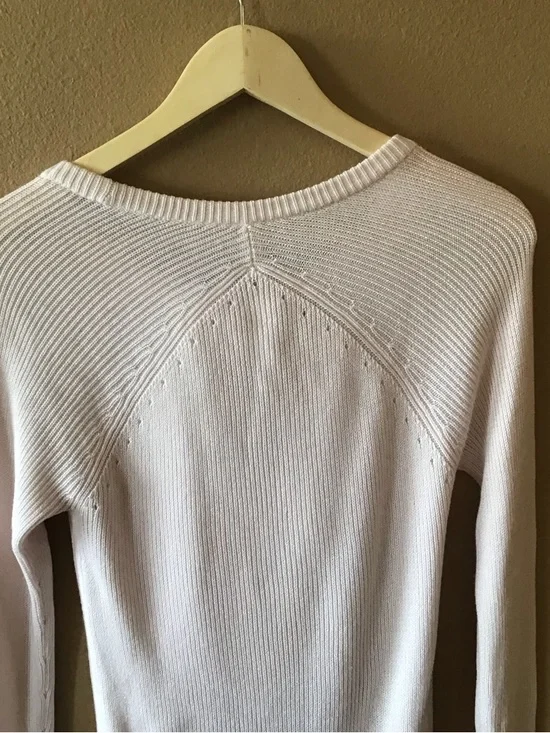 Lululemon Pink Ribbed Stretch Relaxed Fit Long Sweater (10) - Picture 5 of 6